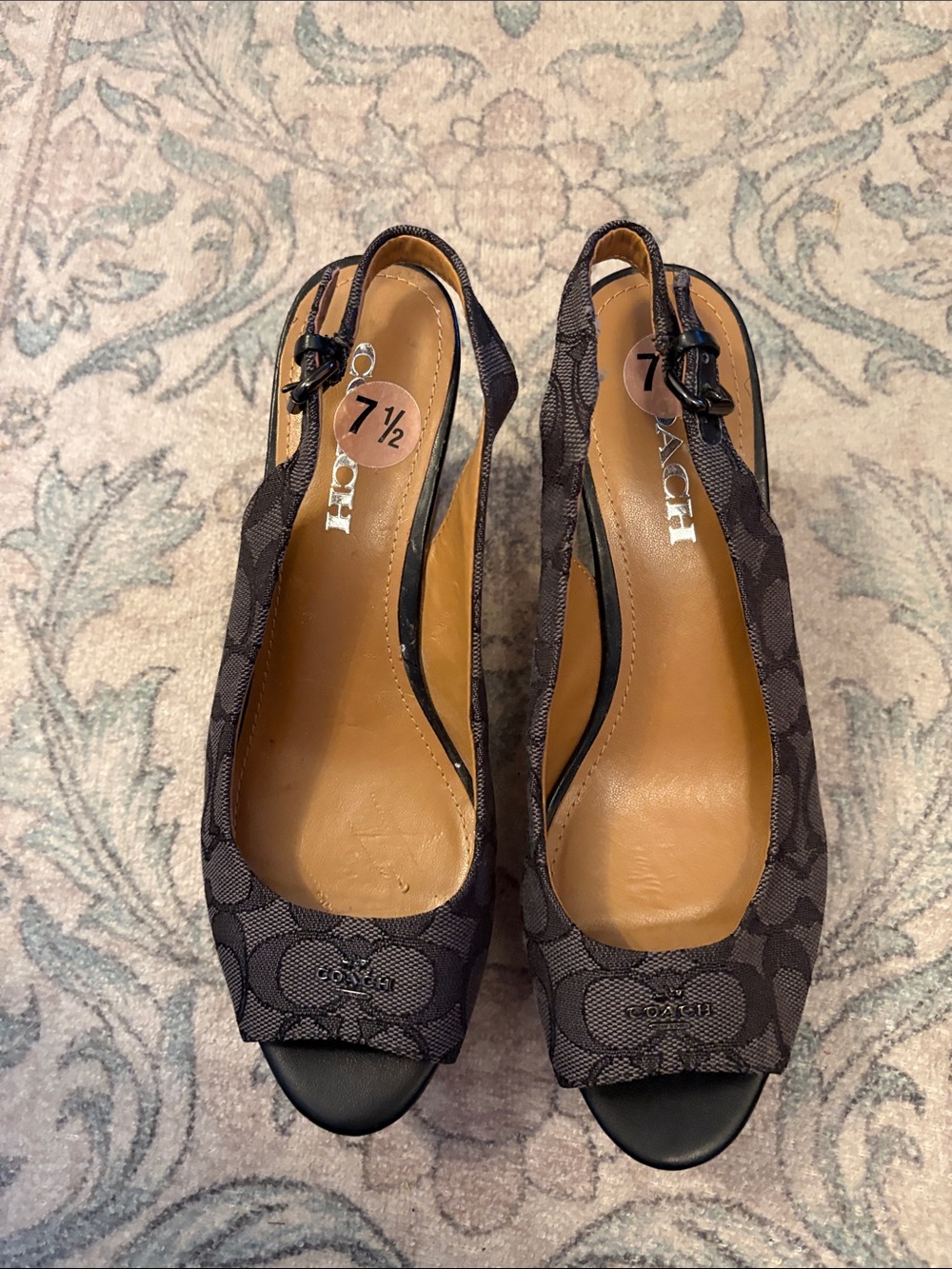Coach wedges